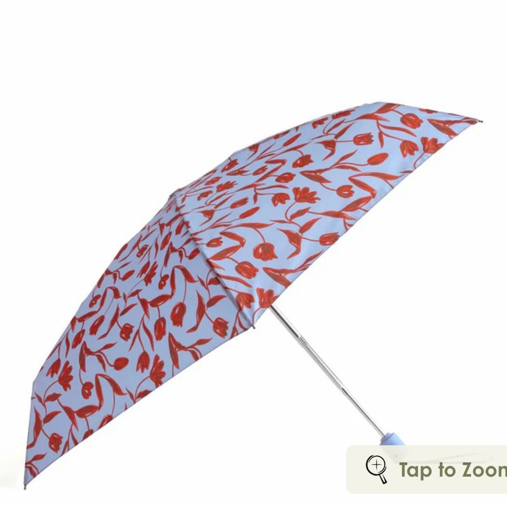 NEW Vera Bradley Essential Mini Umbrella - Floating Tulips (auto open and close)